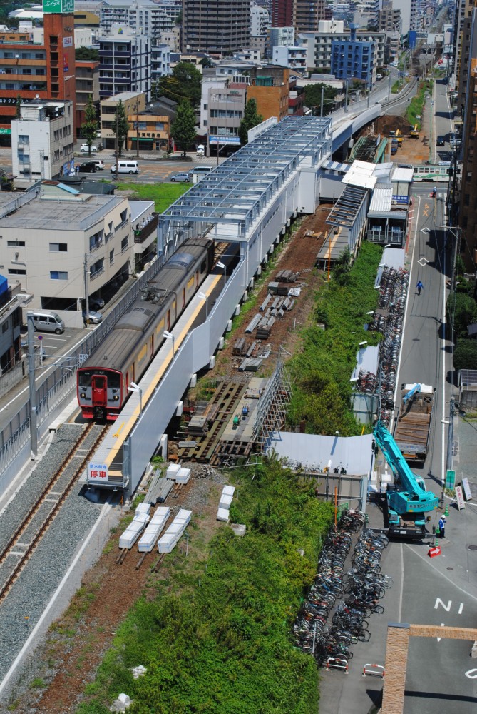 急ピッチで進む新水前寺駅周辺交通結節点改良工事 県と熊本市 くま経 フォトレポート くまもと経済