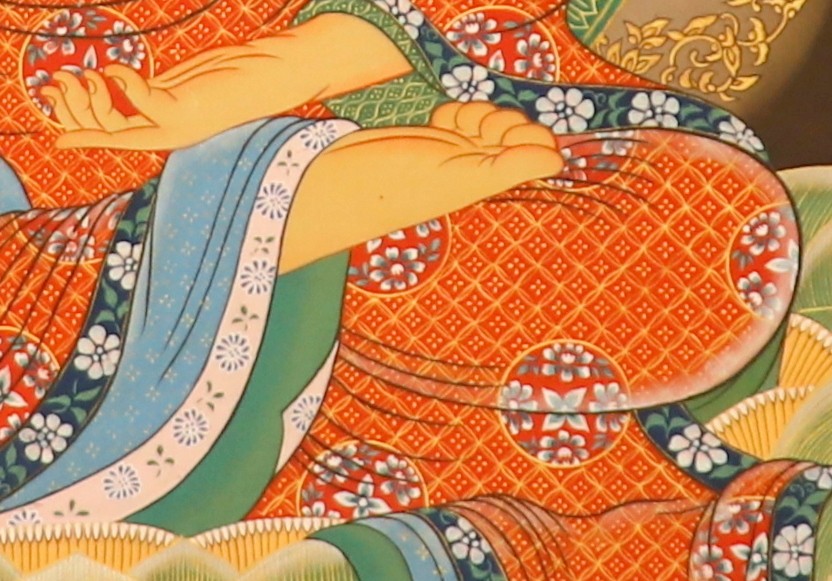 仏画の展示会を開催・・・仏画作家・大塚すみ子氏｜くま経 フォト