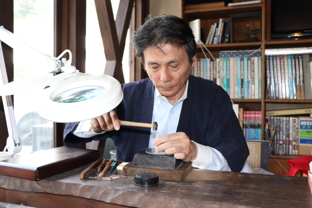 熊本の伝統金細工、世界へ発信・・・肥後象嵌 光助 4代目 大住裕司