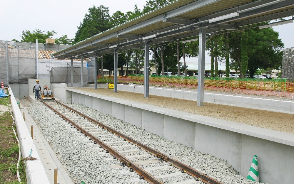 熊本電鉄「新御代志駅」10月開業へ・・・合志市御代志区画整理 熊本電鉄「新御代志駅」10月開業へ・・・合志市御代志区画整理