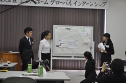 �C���^�[���V�b�v�ŏI���ɓ��Ђ̊C�O���ƓW�J�헪�ɂ��ăv���[������w��