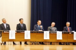 ����V�������E���k�U���v�����ňӌ����q�ׂ�n����\�ҁB�����琅���s��̋g�i�a�����c�A���k�S��̍r��m�͌��c�A�������������s���A�|���ꐬ���k�����A�R�c�L���Óޖؒ���