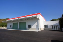 12月6日と7日に完成内覧会が開かれる潟Aカギ熊本営業所