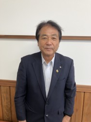 取材に応じた長谷町長